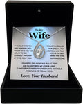 To My Wife Necklace from Husband - Romantic Christmas Keepsake
