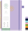 Lined Journal Notebook Spiral A5 Hardcover - Durable, Portable Journal