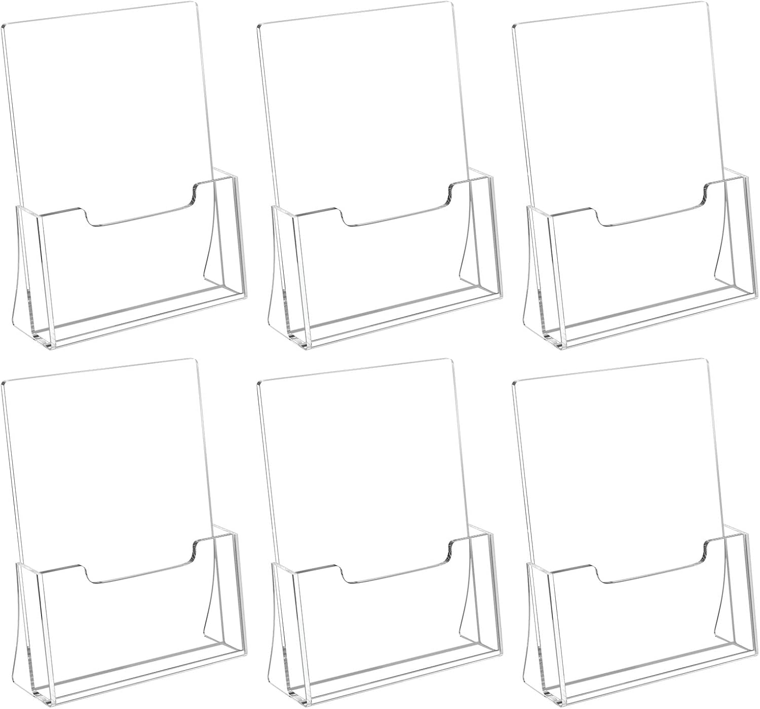 HIIMIEI Brochure Holder 8.5 x 11 inches for Displaying Flyers