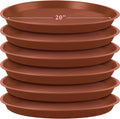 Plastic Plant Saucer 6 Pack 23 in (for 20.8 in base) - Heavy Duty
