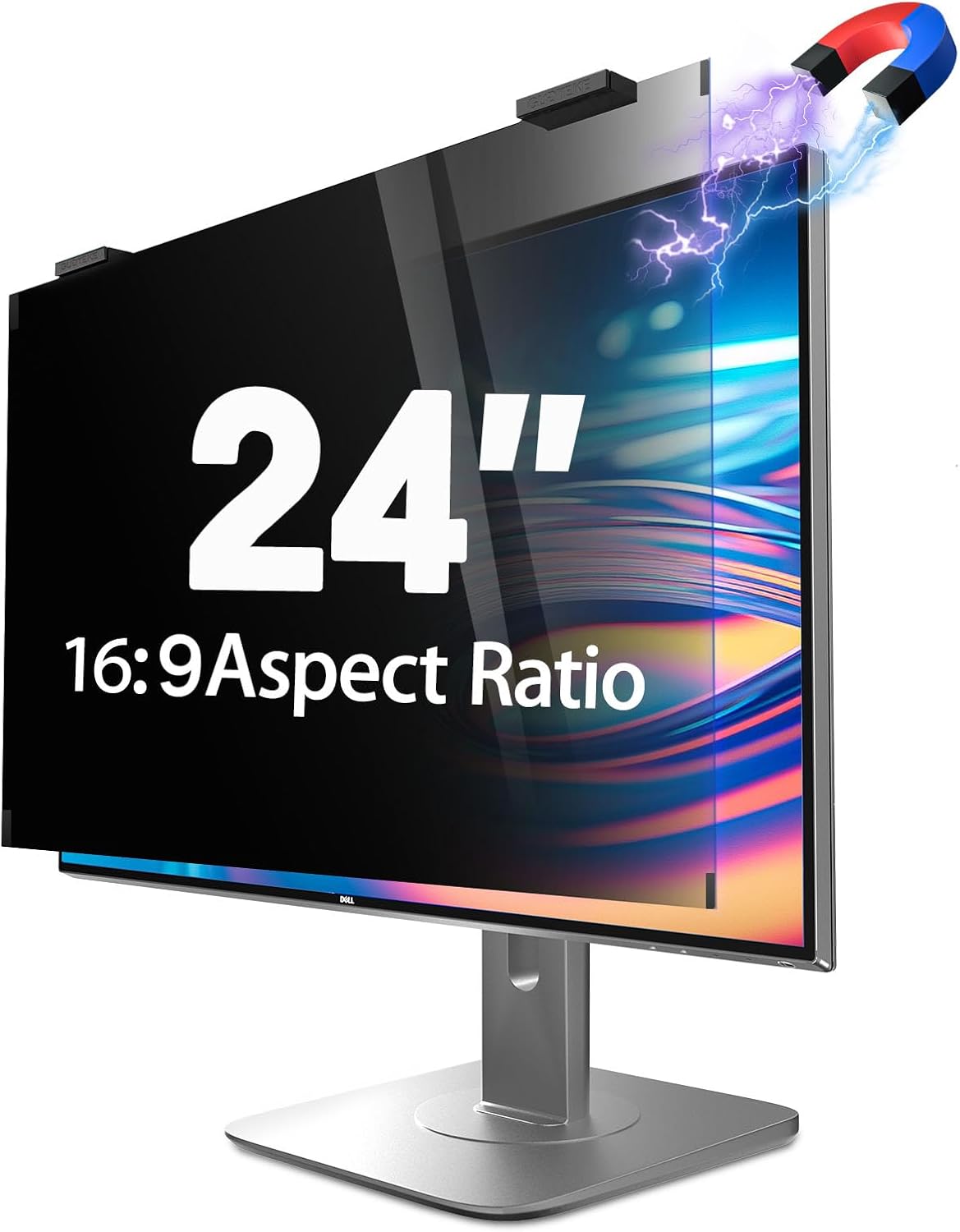 Magnetic Computer Privacy Screen 24 inch for Frameless Monitors