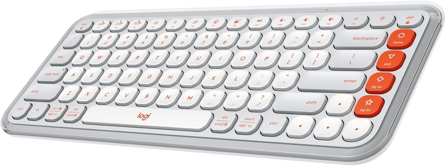 Logitech POP ICON KEYS Wireless Bluetooth Keyboard for Comfort