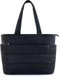 Quilted Tote Bag Puffer Shoulder Carryall - Water Resistant & Roomy