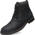 Arkbird Mens Chelsea Boots - Stylish Leather Chukka with Zipper