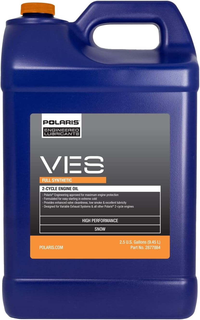 Polaris OEM Snowmobile VES 2.5 Gal Synthetic Oil for All Models