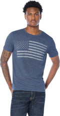 Lucky Brand Men's USA Flag Tee - Classic Crew Neck Comfort