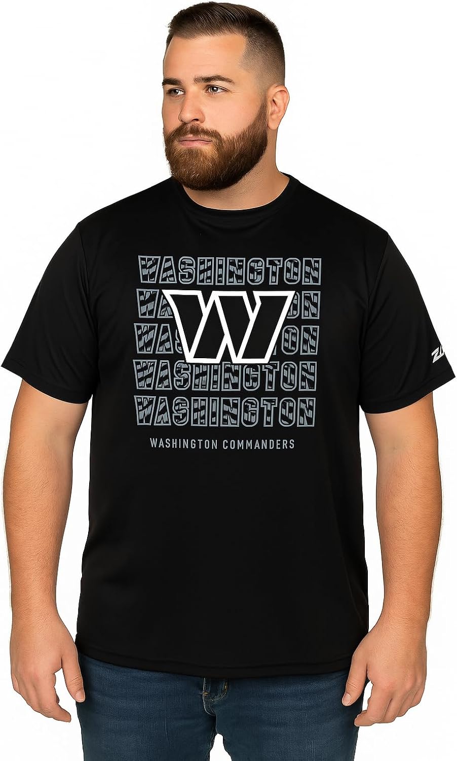 Zubaz NFL Men's Short Sleeve Team Graphic T-Shirt for Fans