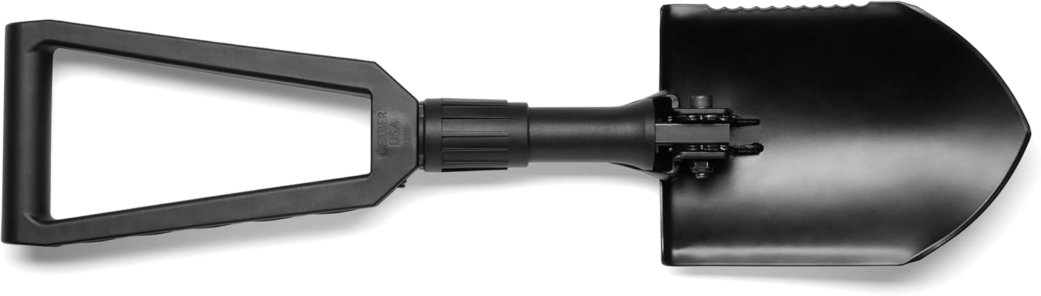 Gerber Gear Tactical Folding Spade E-Tool for Camping and Survival