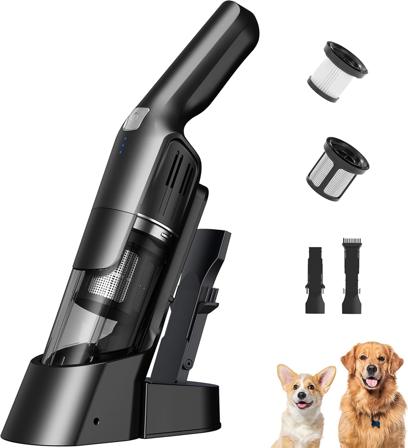 Aspiron Cordless Handheld Vacuum - Powerful 24KPA Suction