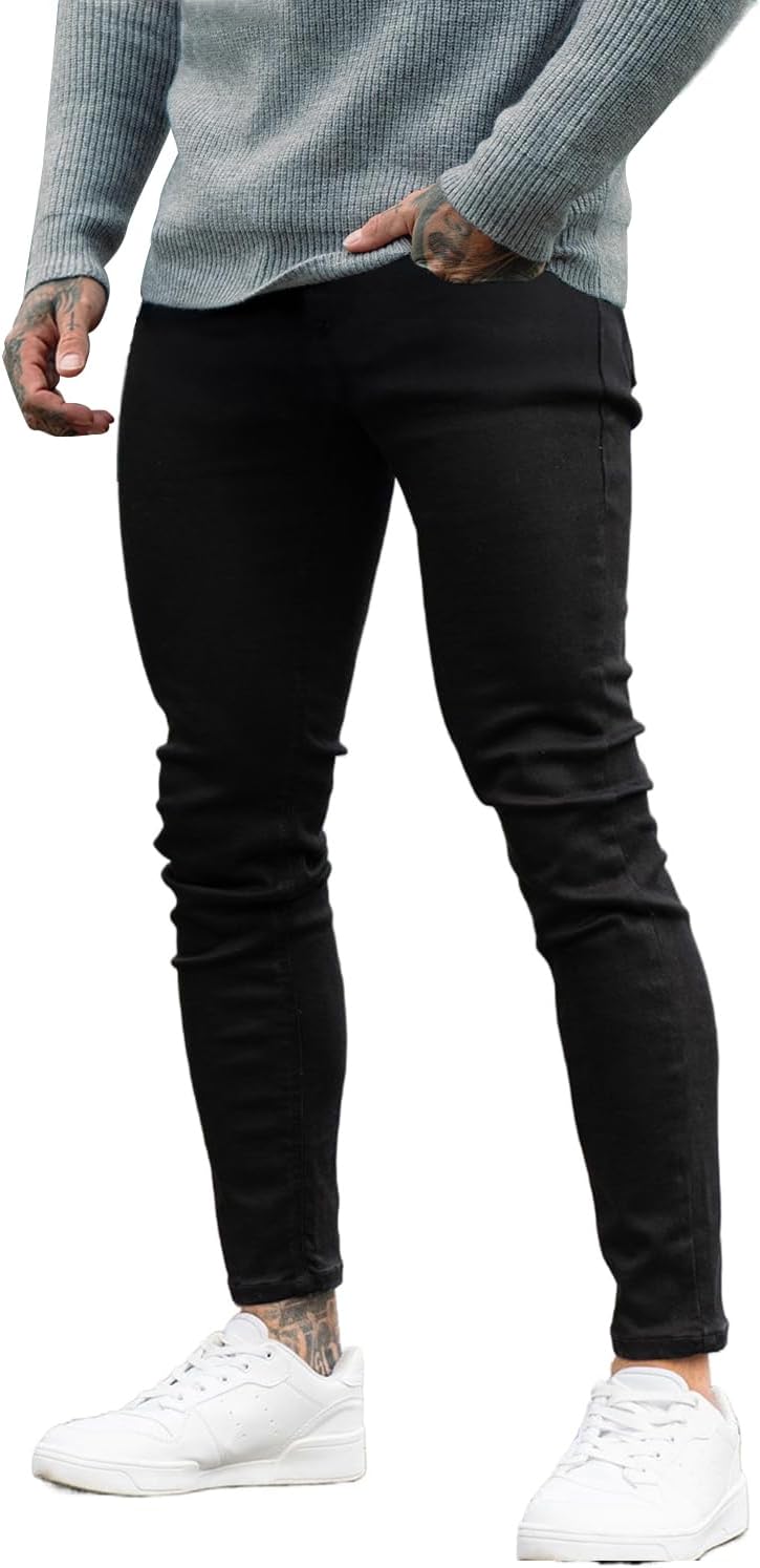 GINGTTO Men's Ripped Jeans for Ultimate Comfort and Style