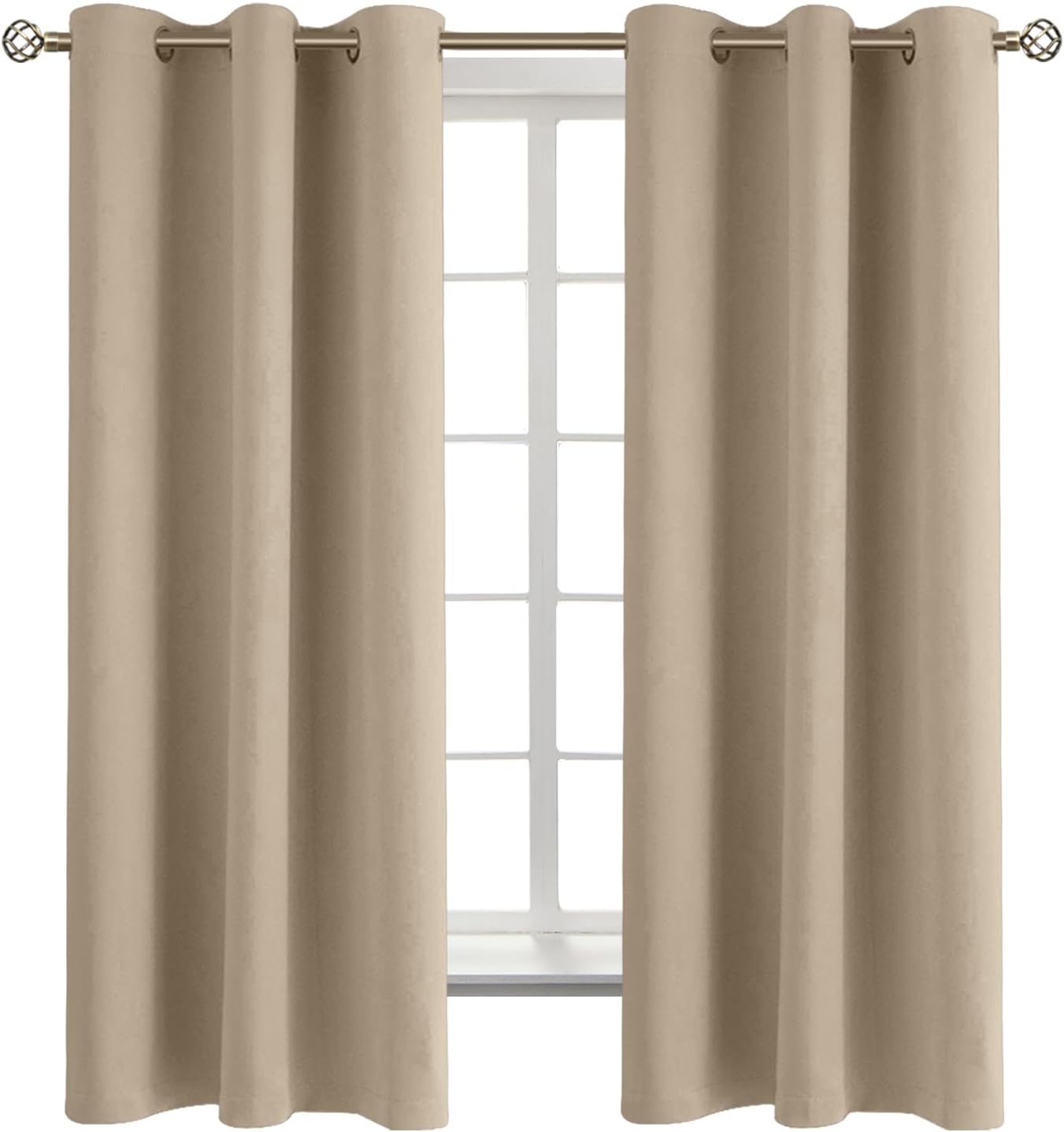 BGment Blackout Curtains - Thermal Insulated Room Darkening Panels