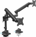 Dual Monitor Arm Desk Mount Stand - Full Motion, USB Ports