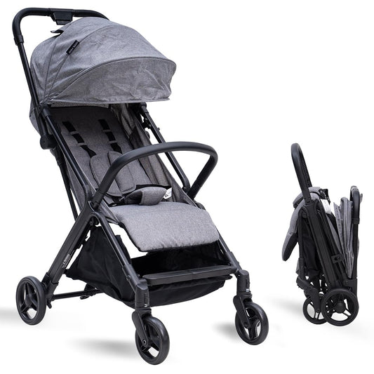 Lightweight Baby Stroller with Automatic Fold for Travel Comfort