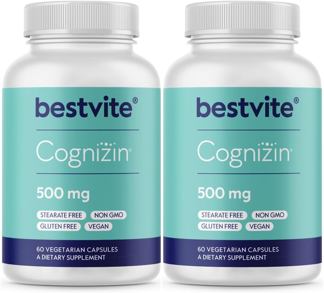 BESTVITE Cognizin Citicoline 500mg for Enhanced Brain Health