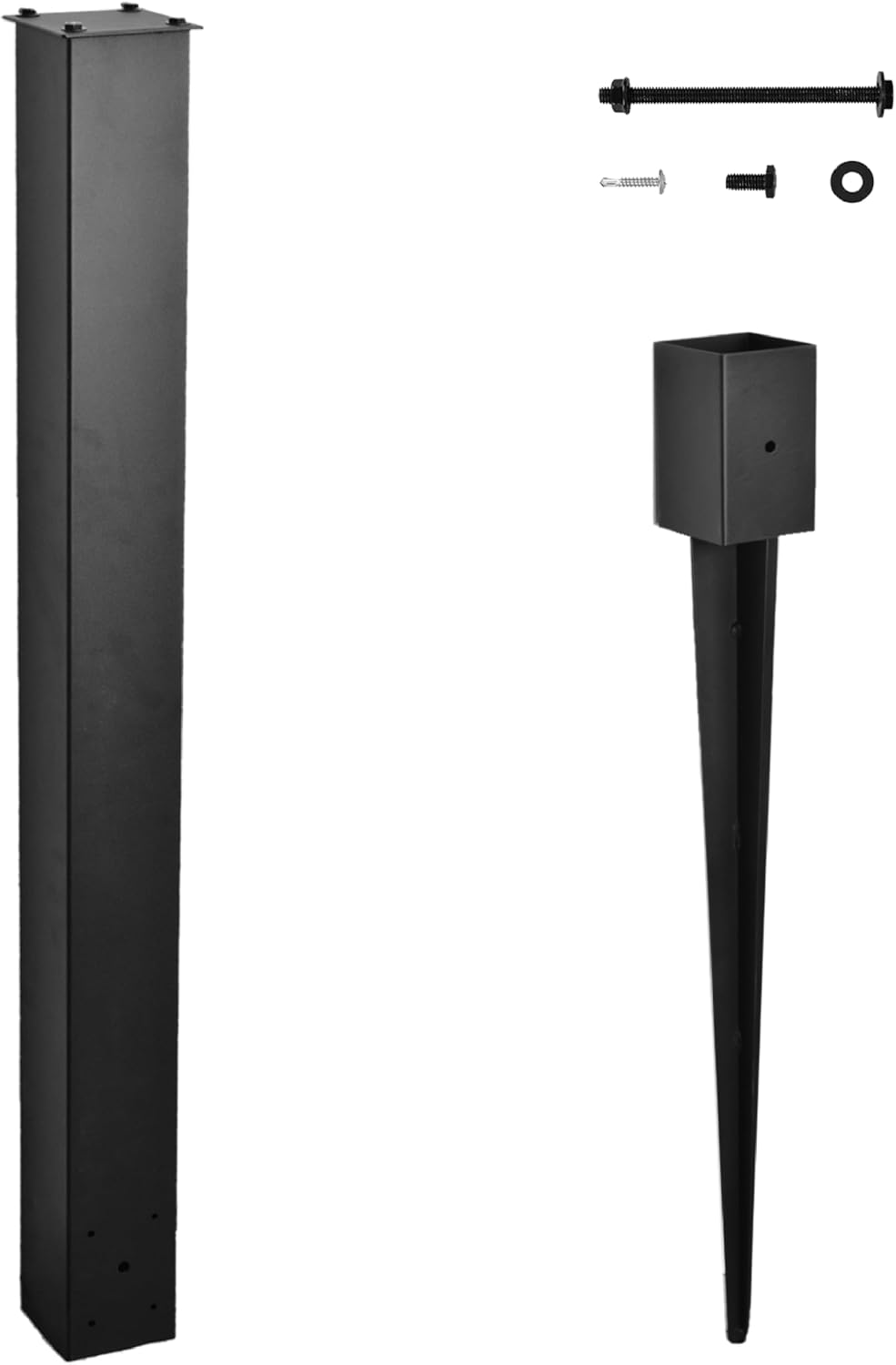 Heavy Duty Mailbox Post for Secure In-Ground Installation