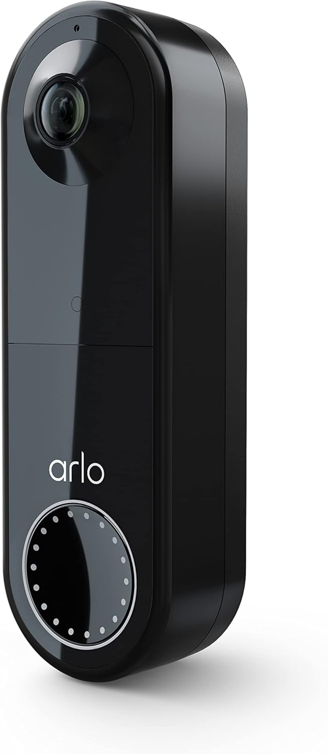 Arlo Essential Video Doorbell - HD Video, Night Vision, 2-Way Audio