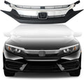 Front Bumper Grille for 2016 2017 2018 Honda Civic - Improved Cooling