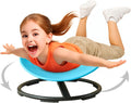 Kids Sensory Spinning Chair Blue for Autism Ages 3+ - Smooth 360 Spin
