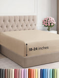 Extra Deep King Fitted Sheet - Cream King Fitted Sheet That Stays On