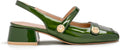 Slingback Mary Jane Heels for Women Low Block Heel Pump - Comfortable