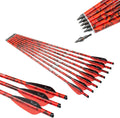 Archery Camo 400 Grain Crossbow Bolts 22 20 in - Accurate Carbon Bolts