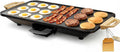 CookSimple Everyday 20in x 12in Electric Griddle - Fast, Family-Sized