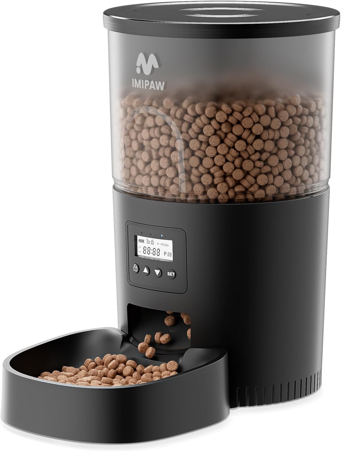 IMIPAW Automatic Cat Feeder: Timed, Programmable, 6 Meals