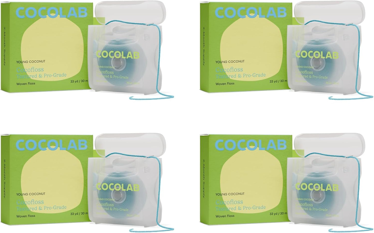 Cocolab Woven Dental Floss for Effective Oral Care and Kids
