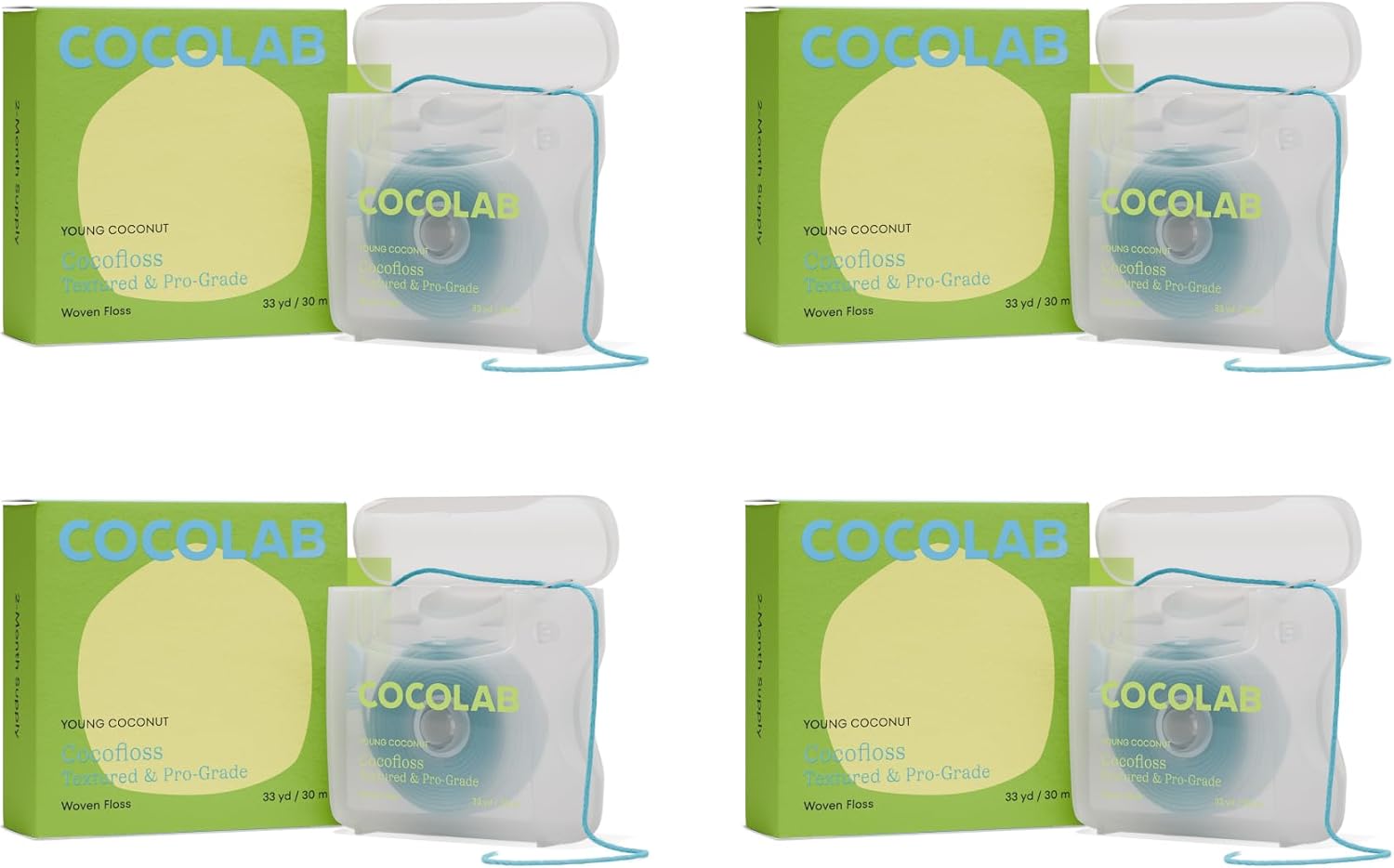 Cocolab Woven Dental Floss for Effective Oral Care and Kids