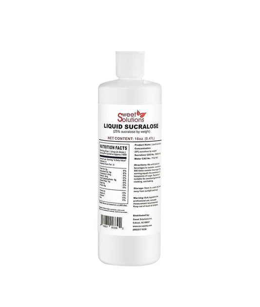 Concentrated Liquid Sucralose Sweetener for Drinks and Food