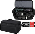 Extra Large Soft Padded Camcorder Equipment Bag - Camera Case