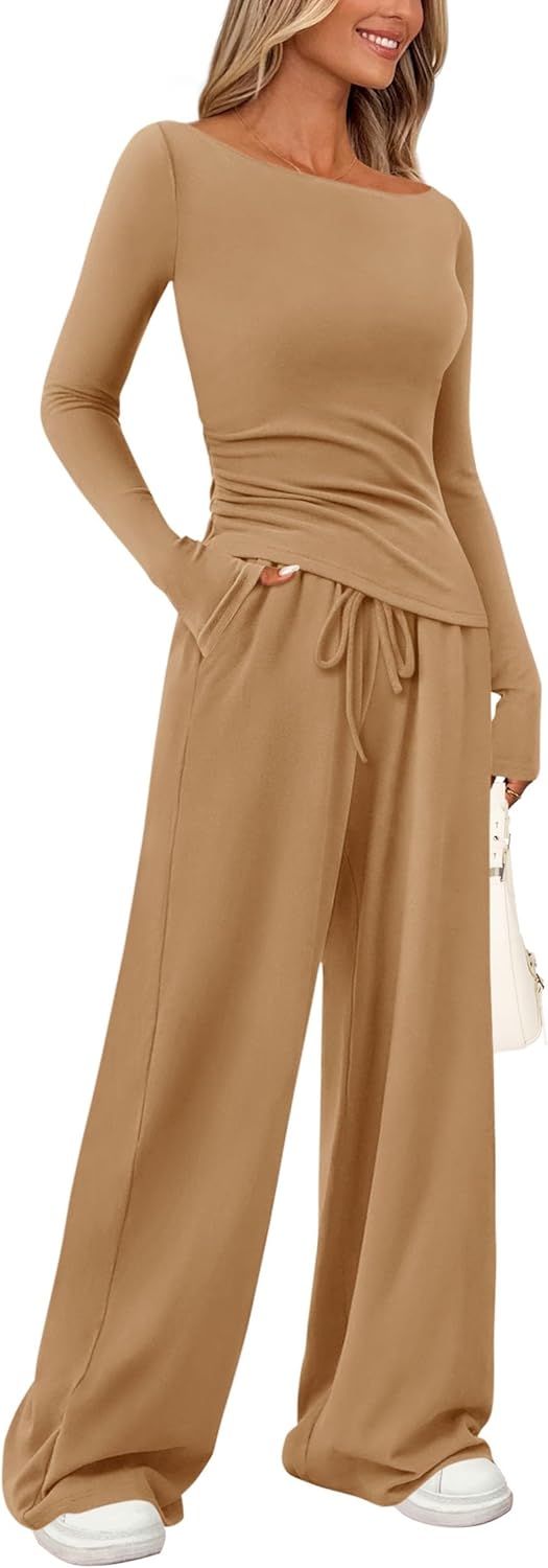 PRETTYGARDEN Women's 2 Piece Lounge Set for Chic Comfort