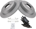 Rear Brake Pad & Rotor Kit Compatible with 2007-2008 Mini Cooper