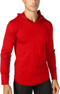 BIYLACLESEN Men's UPF 50+ Hooded Running Shirt