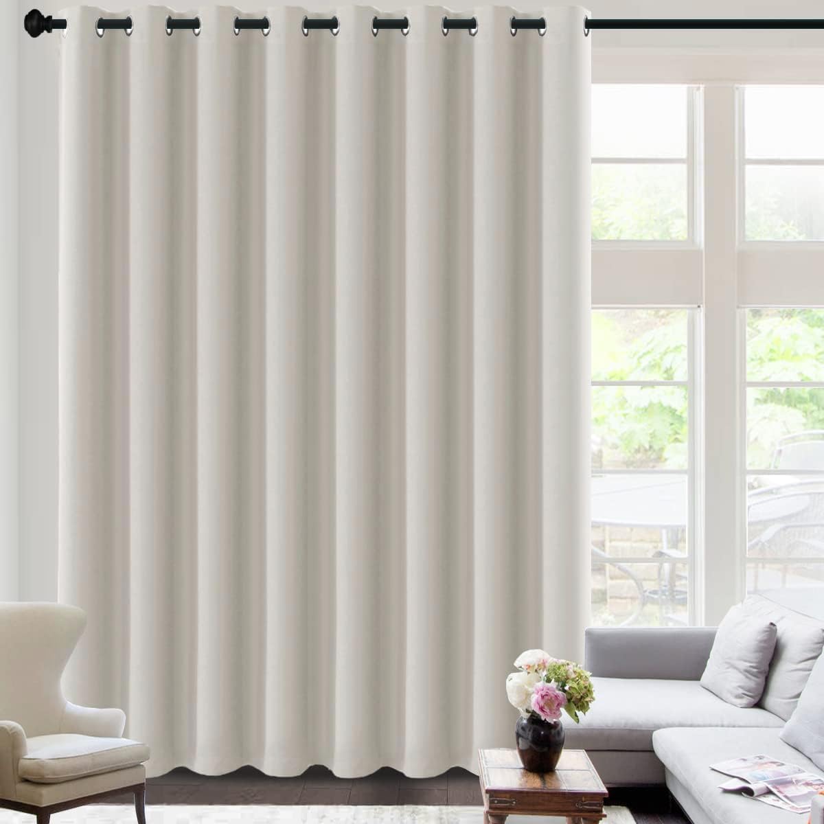 H.VERSAILTEX Blackout Curtains for Sliding Glass Door Privacy