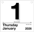 AT-A-GLANCE Today Is Daily Wall Calendar Refill for 2026