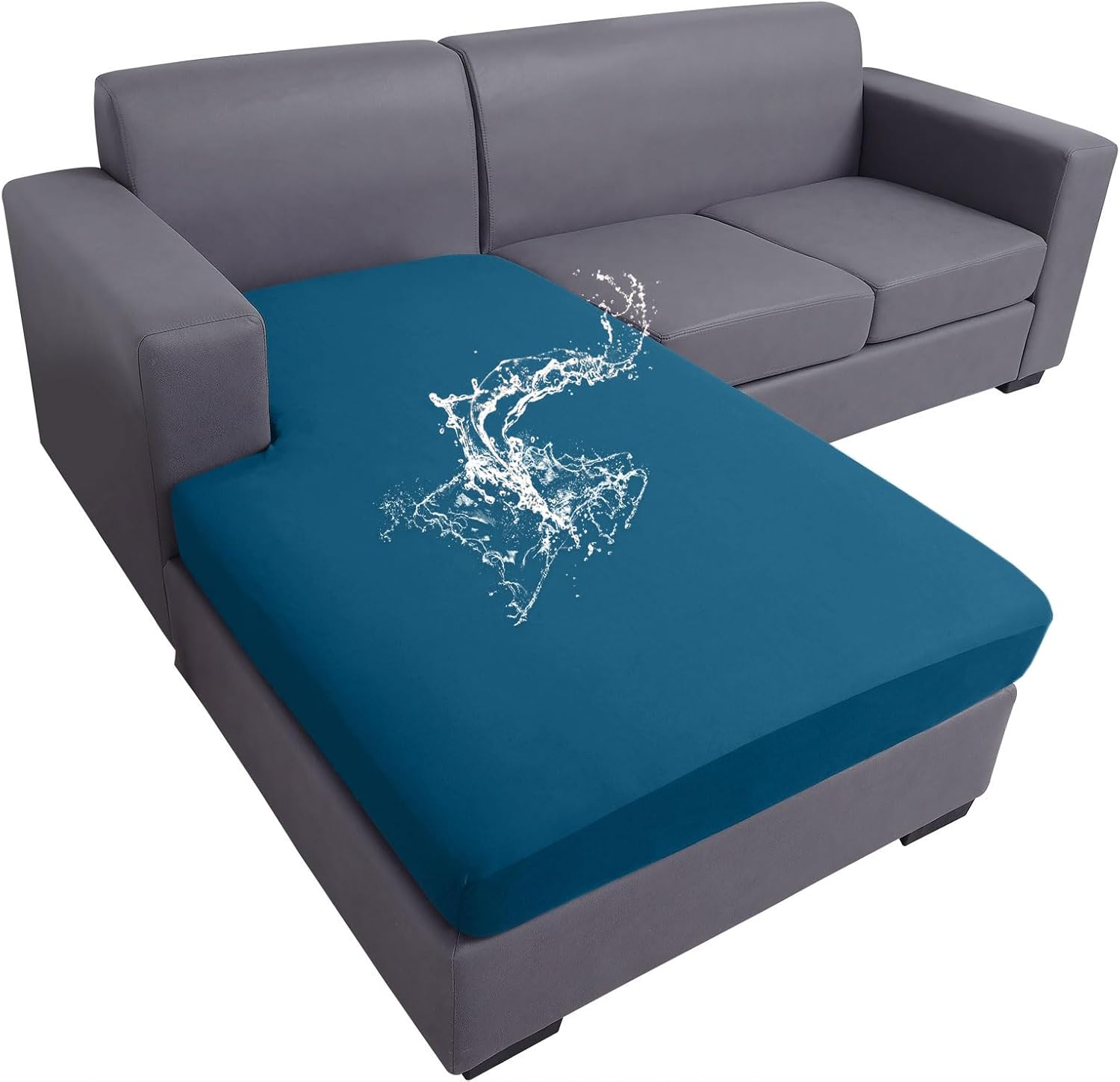 hyha Waterproof Couch Cushion Covers for Sectional Sofa Protection