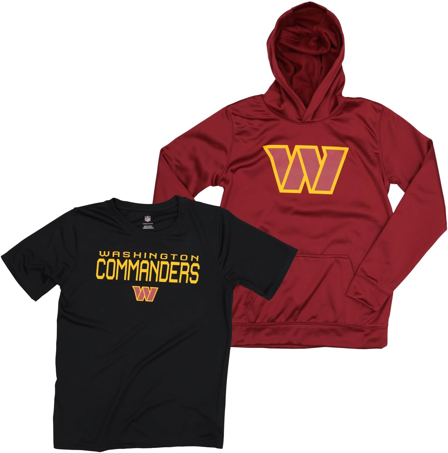Outerstuff NFL Youth Boys Performance Hoodie and Tee Set Combo