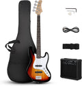 Ktaxon Electric Bass Guitar Kit with 20W Amp - Beginner to Pro