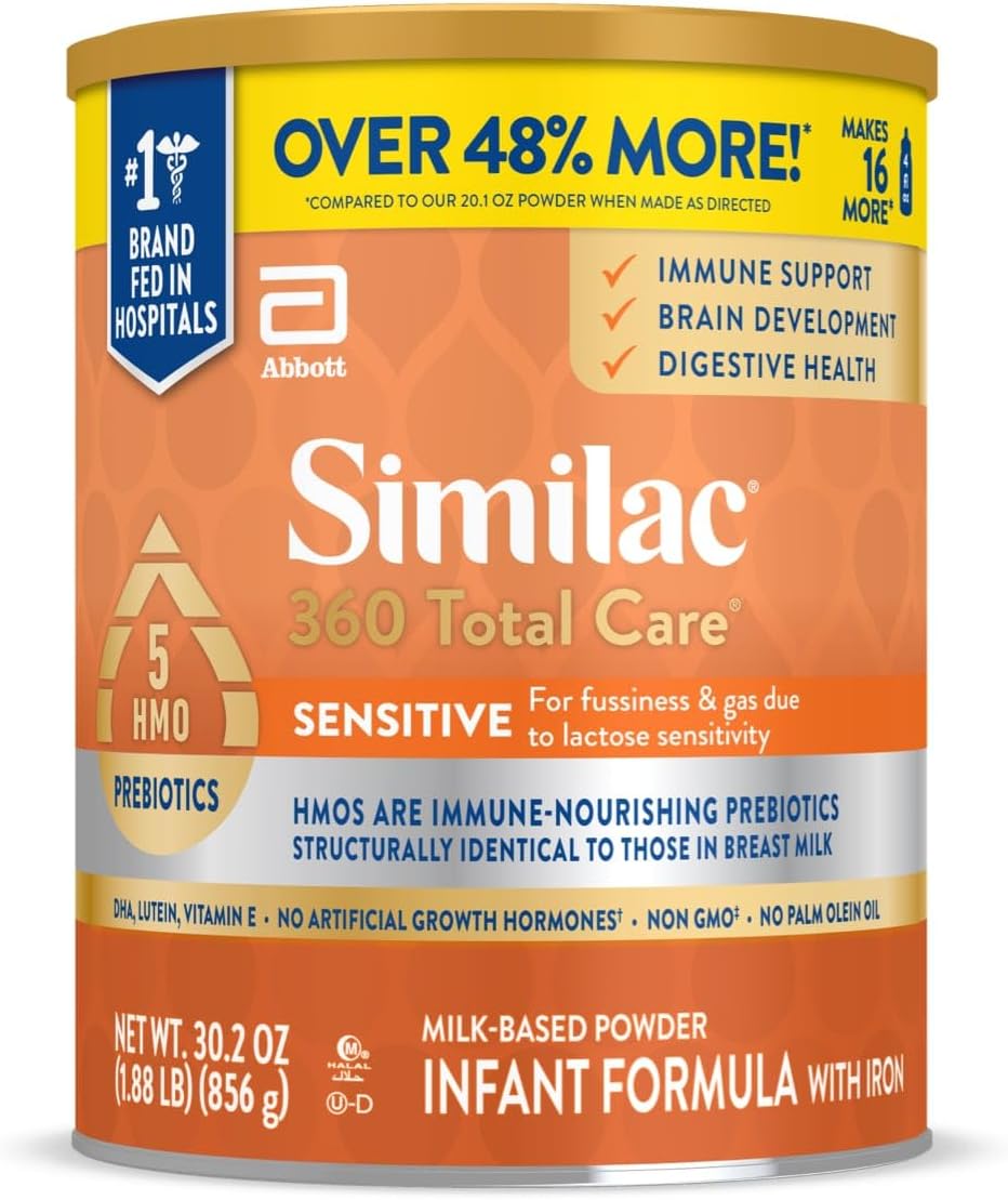 Similac 360 Total Care Sensitive Formula for Fussiness & Gas