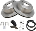 TRQ Rear Brake Pad & Rotor Kit for 2002 Chevy/GMC/Cadillac - Reliable
