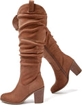 Women's Extra Wide Calf Cowboy Knee High Boots - Wide Width Fit