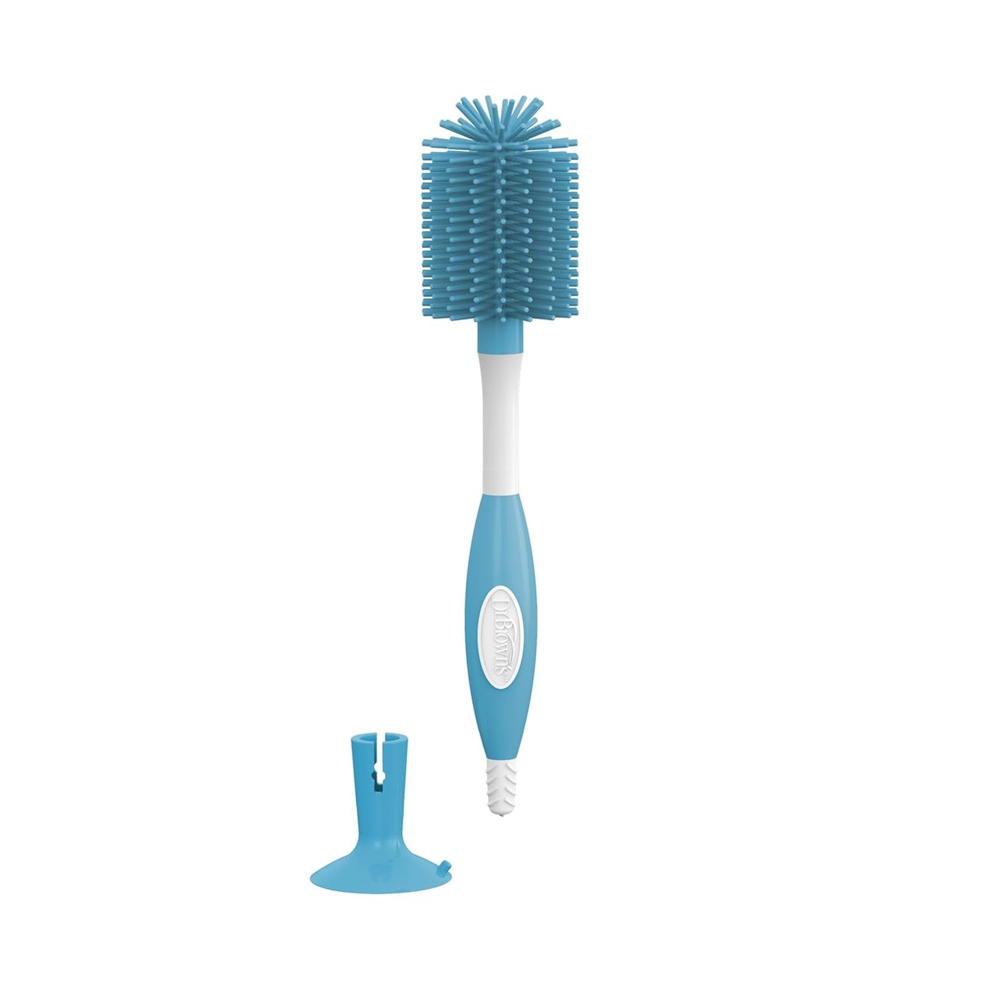 Dr. Brown's Soft Touch Baby Bottle Brush: No Scratch, BPA-Free, Blue