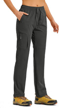 Women's Hiking Cargo Pants - Water Resistant Quick Dry with 4 Pockets