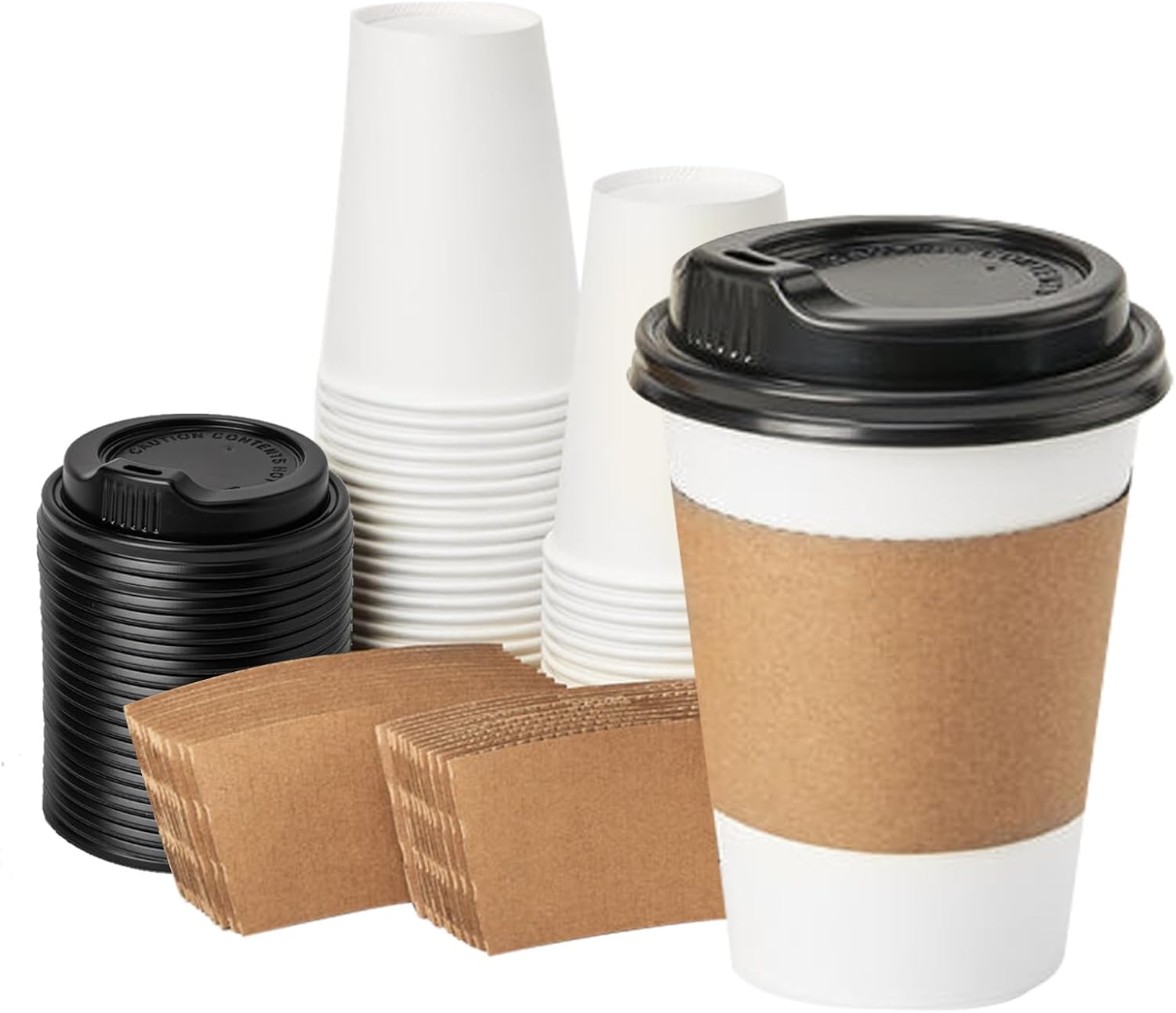 Stay Hot On-The-Go with RACETOP 12 oz Coffee Cups