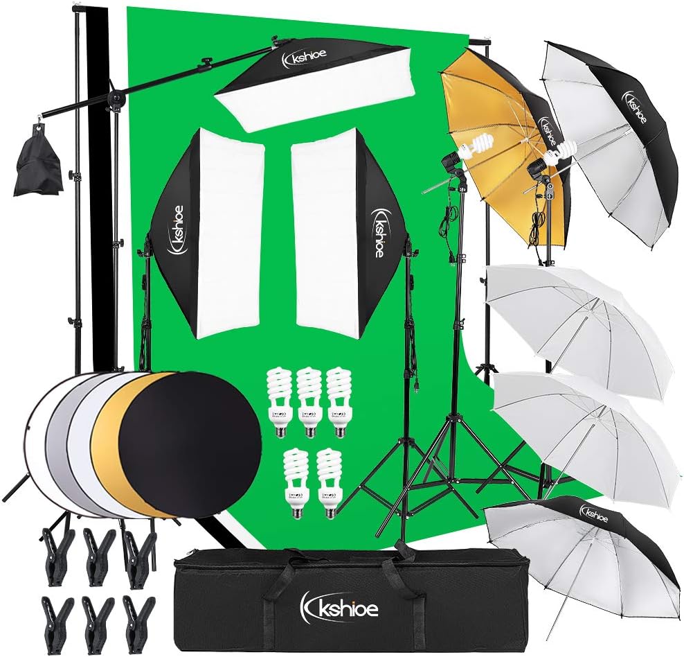 Photography Lighting Kit for Portrait and Video Shooting