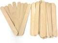 Jumbo 6 Inch Wooden Popsicle Sticks for Crafts and Waxing - 1000 ct