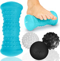 Vive Massage Ball Set (4 Piece) - Hot Cold Therapy for Foot Pain