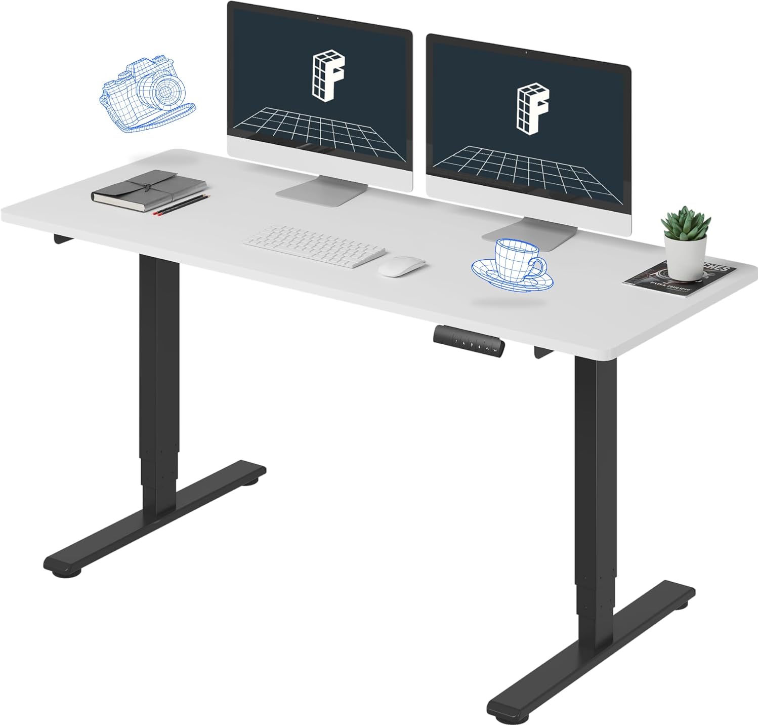 FLEXISPOT E6 Essential Standing Desk: Ergonomic & Adjustable