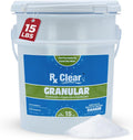 Rx Clear 15 lbs Granular Pool Chlorine - Stabilized Dichlor for Clear